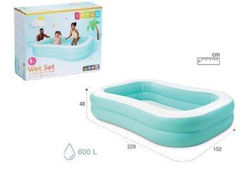 Intex Басейн 57181 NP "Aqua Swim Center" (3) розміром 229х147х46см., Обсяг: 600л, від 3 років [Коробка] 57181 фото