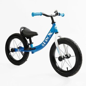 Велобіг "CORSO Spin-X" PX-322-94 (1) сталева рама, колесо 14", надувні колеса, підніжка, підставка для ніг, дзвіночок PX-322-94 фото