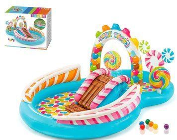 Intex Ігровий центр 57149 NP "Карамель" (2) Розмір 295х191х130см, 374 л, від 3-х років [Коробка] 57149 фото